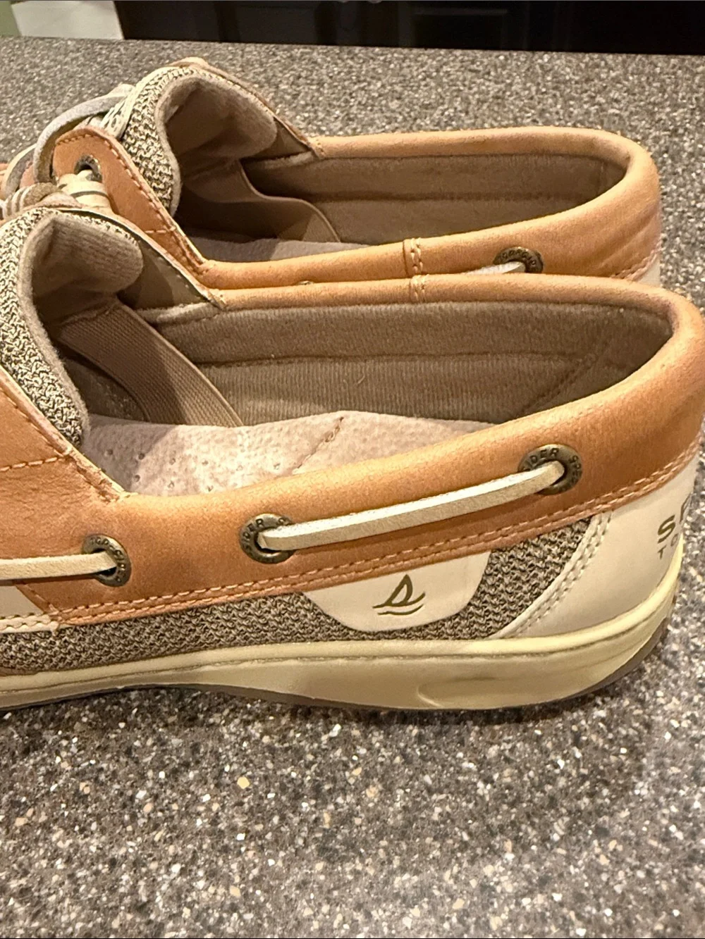 Sperry Women's Tan Leather 2-Eye Boat Shoes